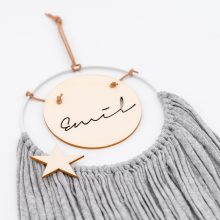 Herzboxx Traumfänger Grau