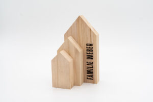 Herzboxx Holzhaus mit Gravur