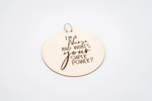 Herzboxx Holzschild I'm a nurse and what's your superpower?