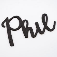 Herzboxx Schriftzug Holz