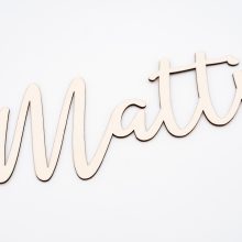 Herzboxx Schriftzug Holz