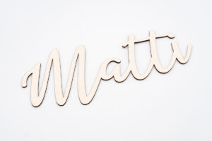 Herzboxx Schriftzug Holz