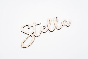 Herzboxx Schriftzug Holz