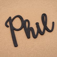 Herzboxx Schriftzug Holz