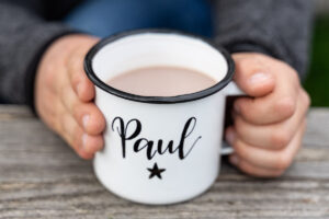 Herzboxx Tasse Emaille 300ml