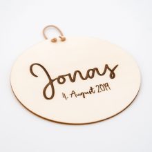 Herzboxx Holzschild Gravur 15cm Name