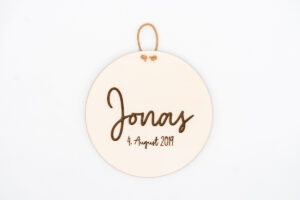 Herzboxx Holzschild Gravur 15cm Name
