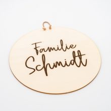 Herzboxx Holzschild Gravur 20cm Familie